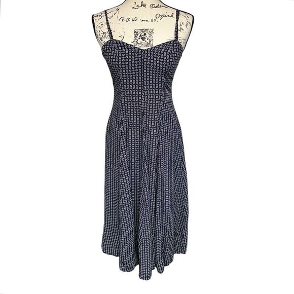 Vintage Y2K Contempo Fit and Flare Colico Print Slip Dress, 3-4 - Picture 3 of 14